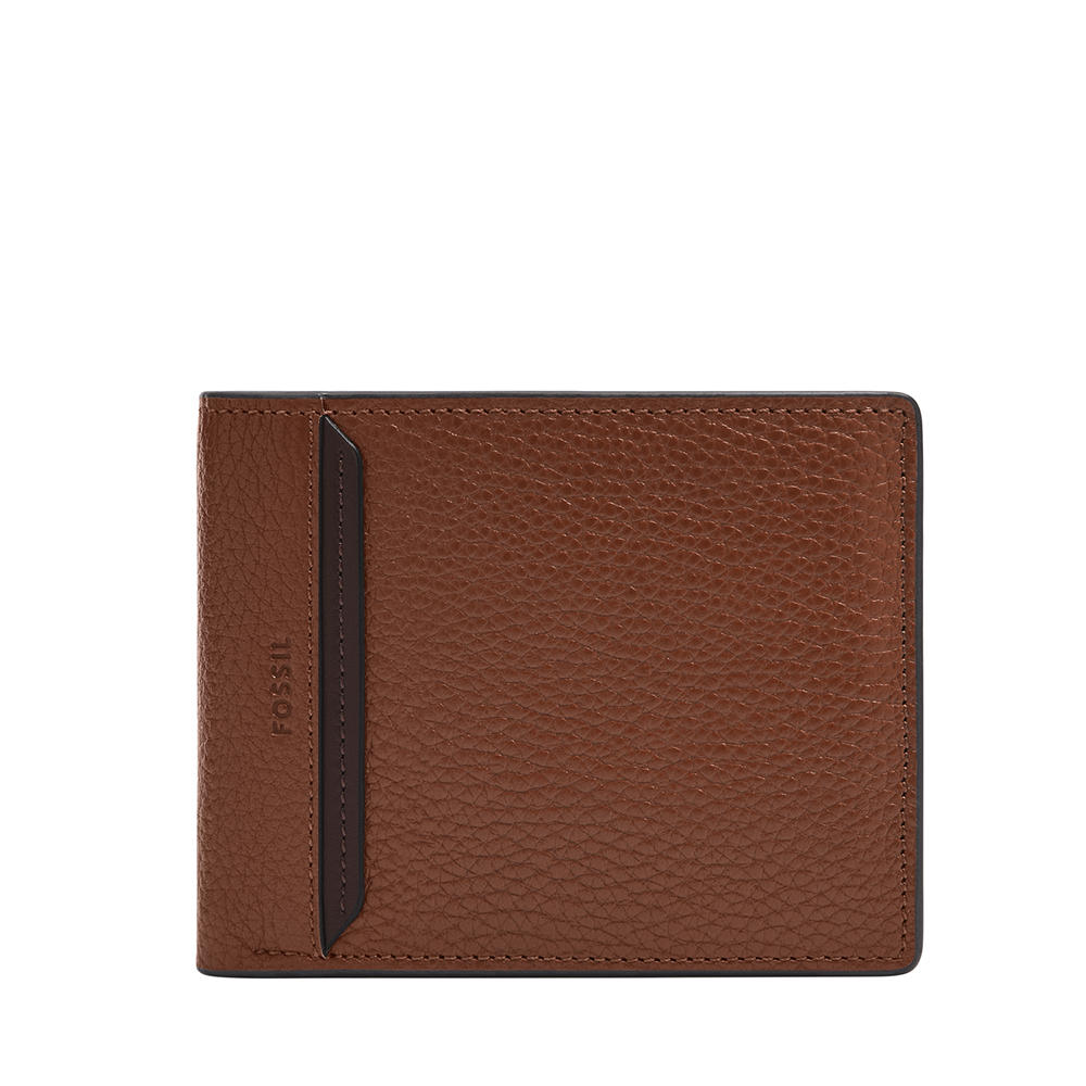 Foto 2 pulgar | Cartera Fossil Ml4673210 Color Café De Piel Para Hombre