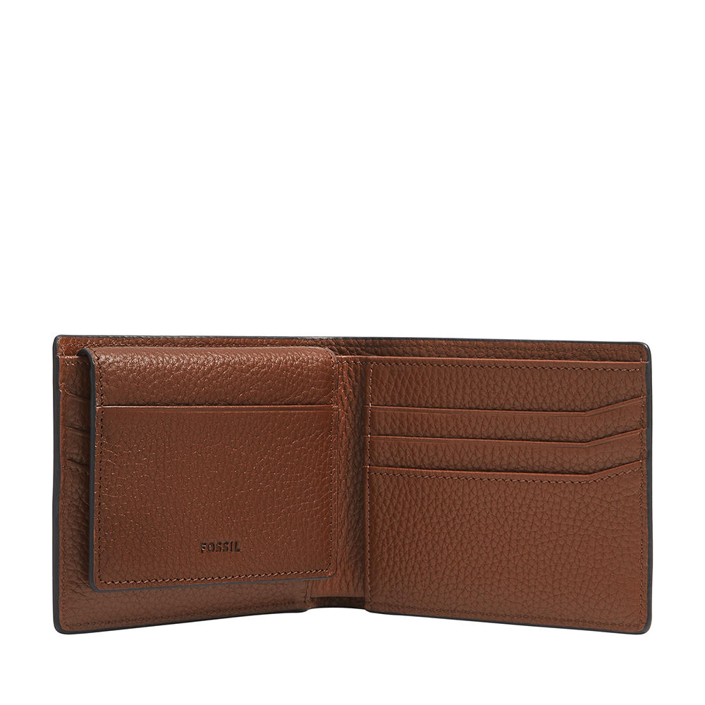 Foto 3 pulgar | Cartera Fossil Ml4673210 Color Café De Piel Para Hombre