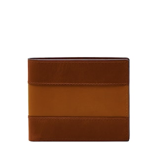 Foto 1 | Cartera Fossil Ml4397210 Color Café De Piel Para Hombre