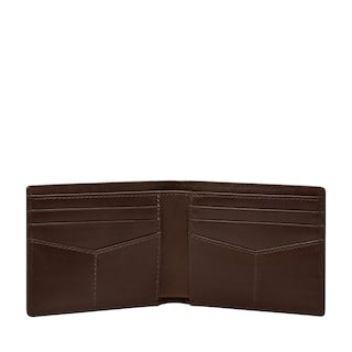 Foto 2 | Cartera Fossil Ml4703201 Color Marrón De Piel Para Hombre