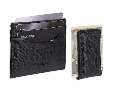 Foto 4 | Set De Carteras Y Tarjeteros Minimalistas De Calvin Klein - Venta Internacional.