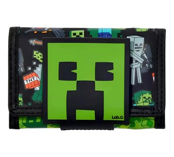 Foto 1 | Carteras Minecraft Smiggle Niños Lab.g O Monederos Mujer Y Hombre Negro Verde