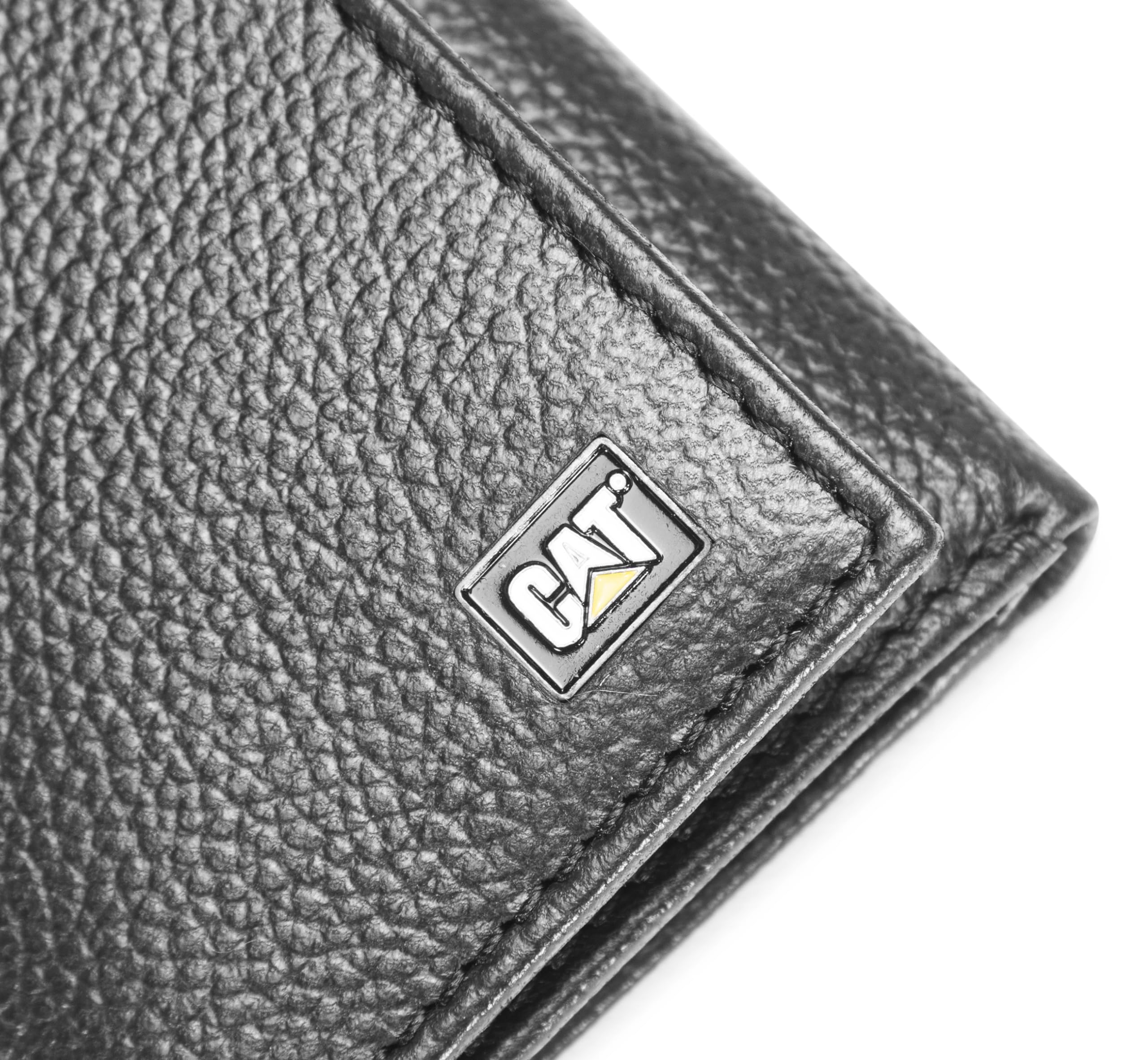 Foto 4 pulgar | Cartera Cat Trifold De Piel Para Hombre, Color Negro - Venta Internacional.