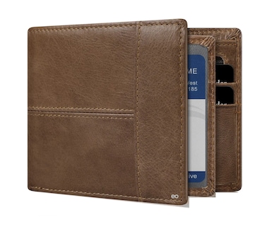 Foto 1 | Cartera Hombre Piel Cartera Antirrobo Rfid/billetera Eo Safe Imports Esi-19377 Marron