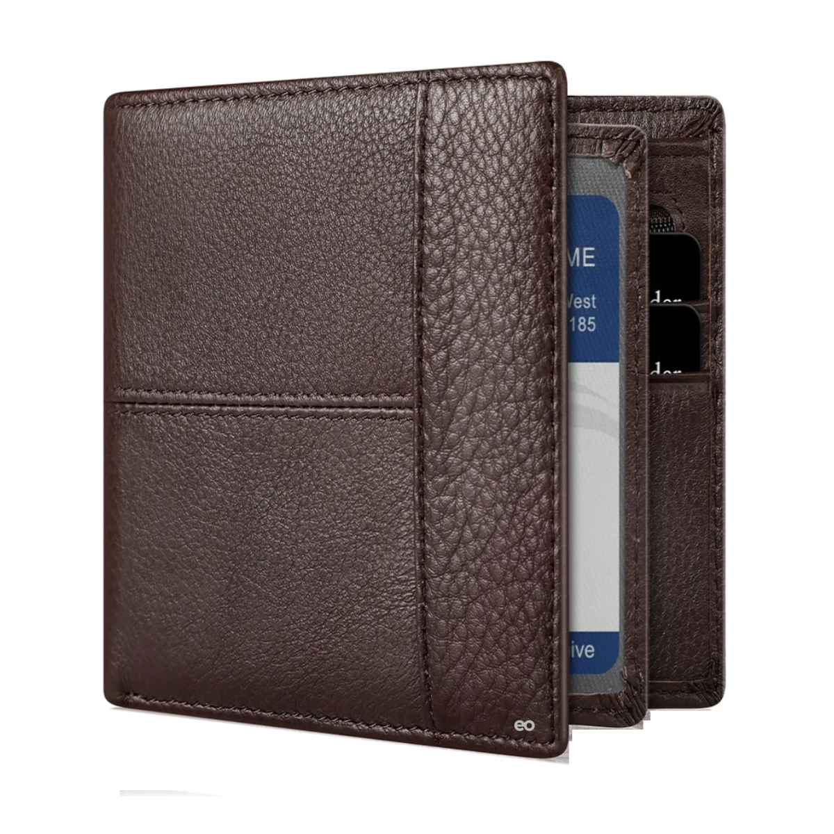 Foto 1 | Cartera Hombre Piel Cartera Antirrobo Rfid/billetera Eo Safe Imports Esi-19376 Marron
