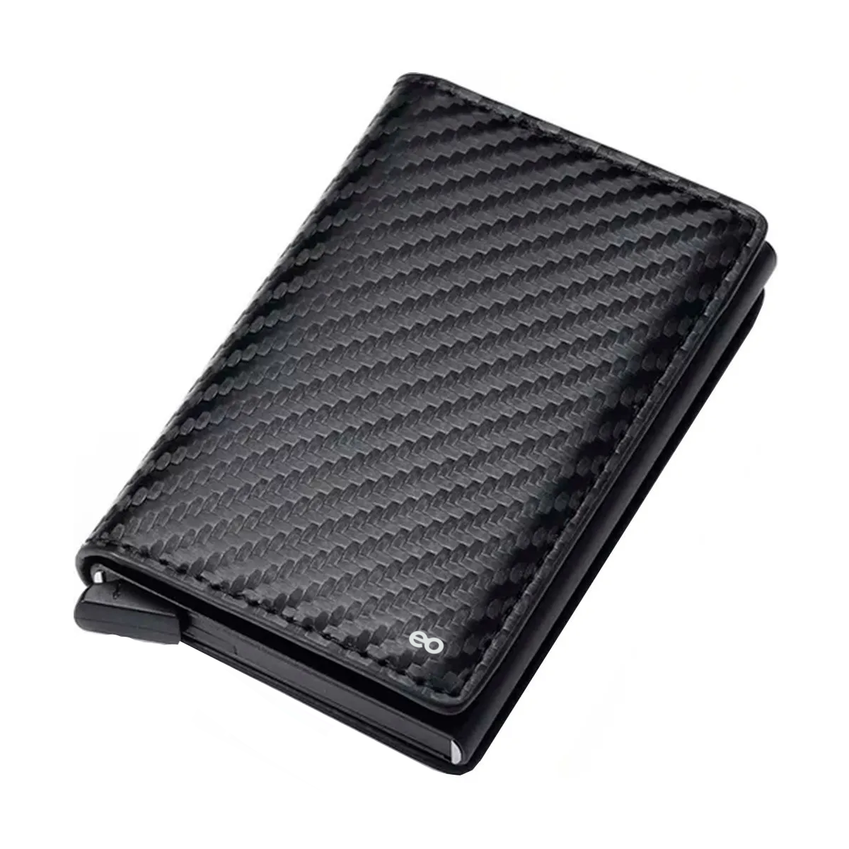 Foto 1 | Cartera Tarjetero De Cuero Protección Con Rfid Eo Safe Imports Esi-19381 Gris