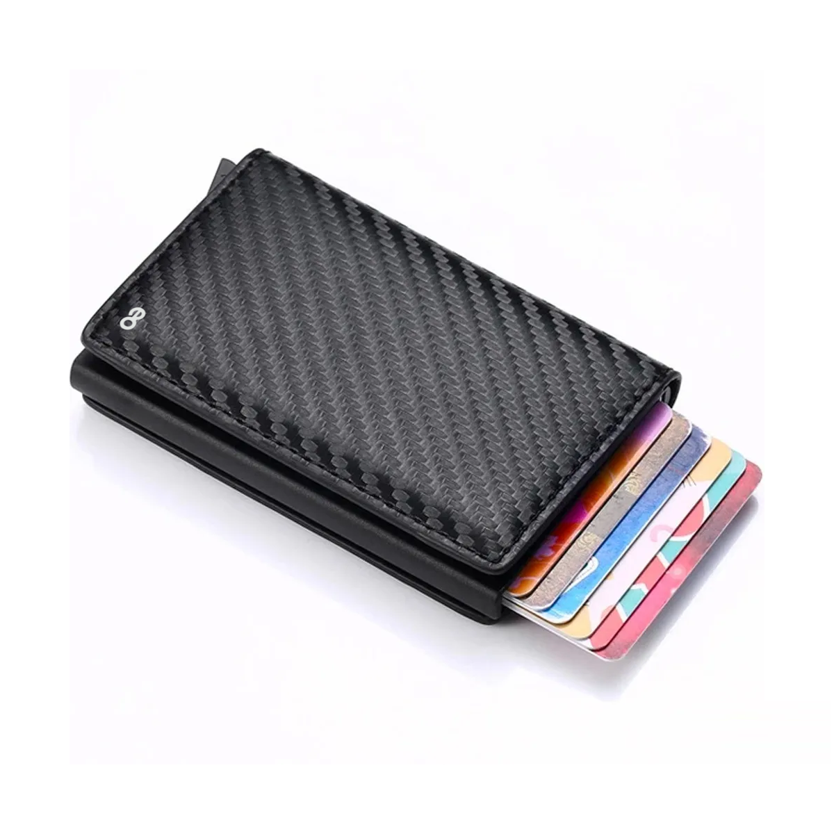 Foto 4 pulgar | Cartera Tarjetero De Cuero Protección Con Rfid Eo Safe Imports Esi-19381 Gris
