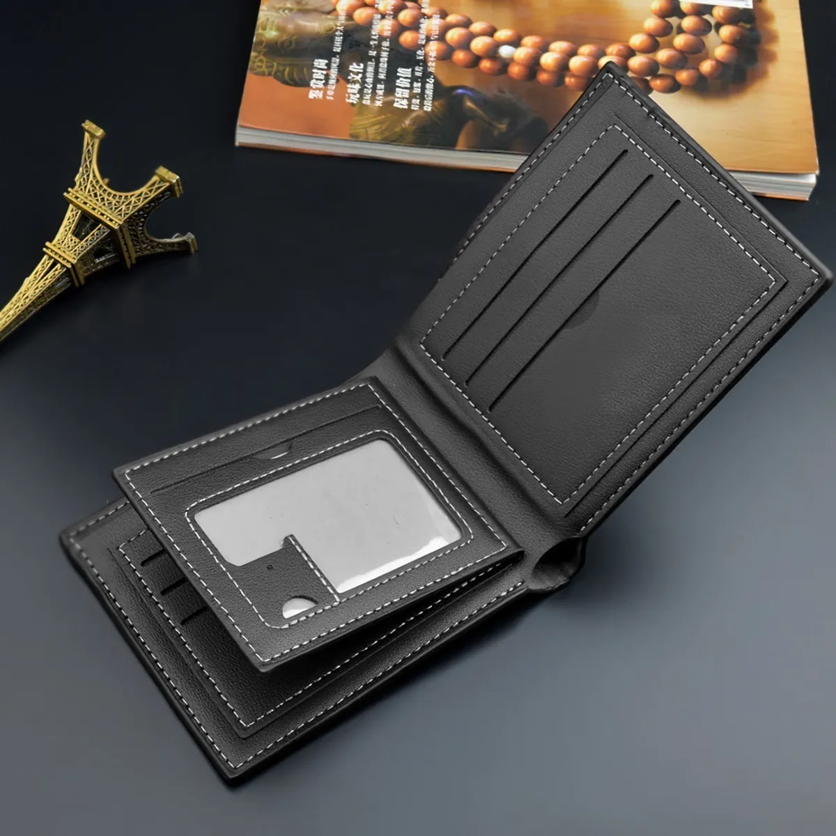 Foto 5 pulgar | Cartera Para Hombre Para Múltiples Tarjetas Eo Safe Imports Esi-19390 Negro
