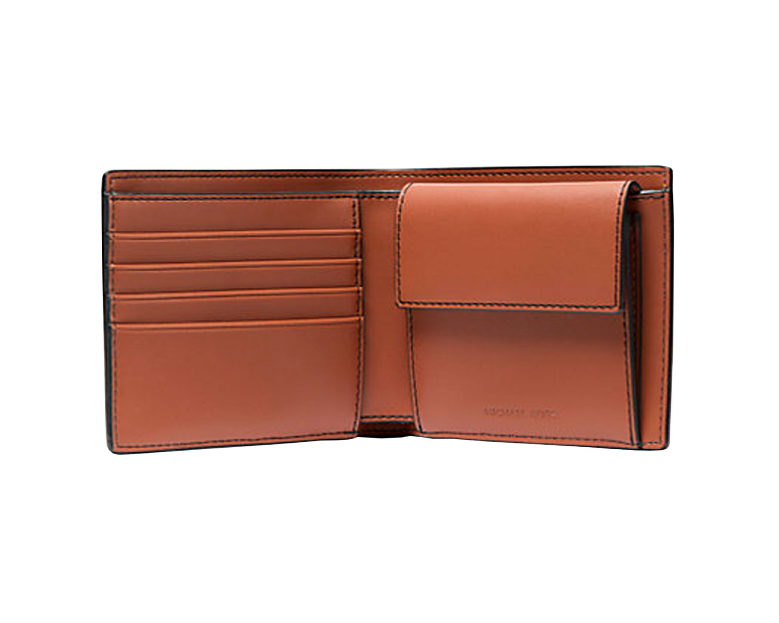 Foto 2 | Cartera Michael Kors Pebbled Leather Billfold Wallet Con Monedero 36t4lcof3l Color Café