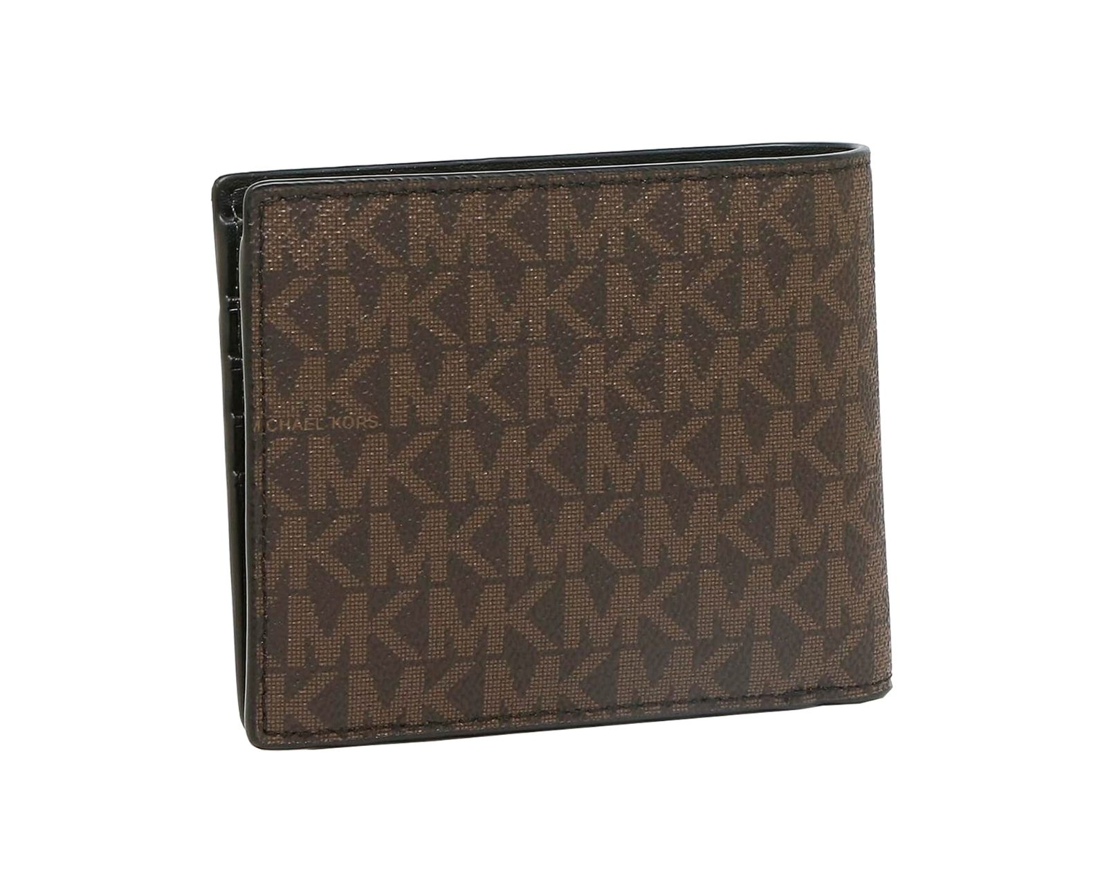 Foto 4 pulgar | Cartera Michael Kors Cooper Logo Billfold Wallet Con Monedero  36u9lcrf3b Color Café