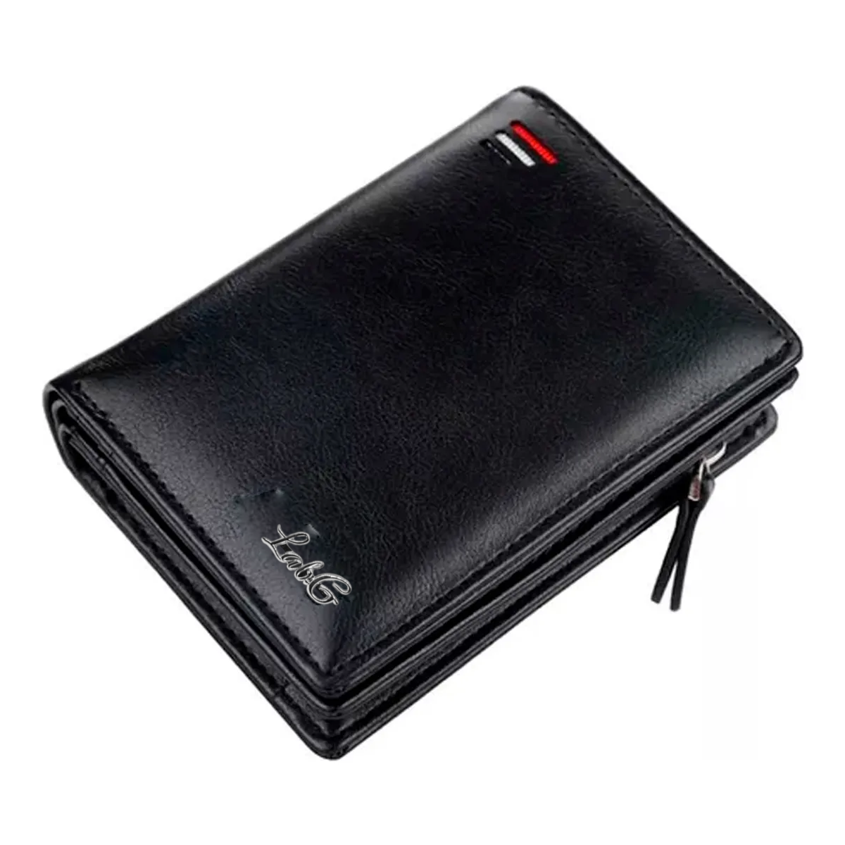 Foto 1 | Cartera Minimalista Para Hombre Tarjetero Billetera Lab.g Negro