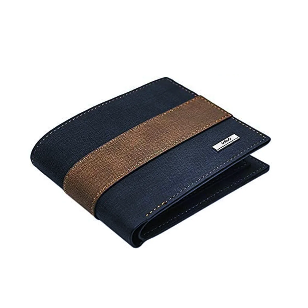Foto 2 pulgar | Cartera Billetera De Cuero Con Múltiples Tarjetas Para Hombre Mezclilla  Lab.g Azul