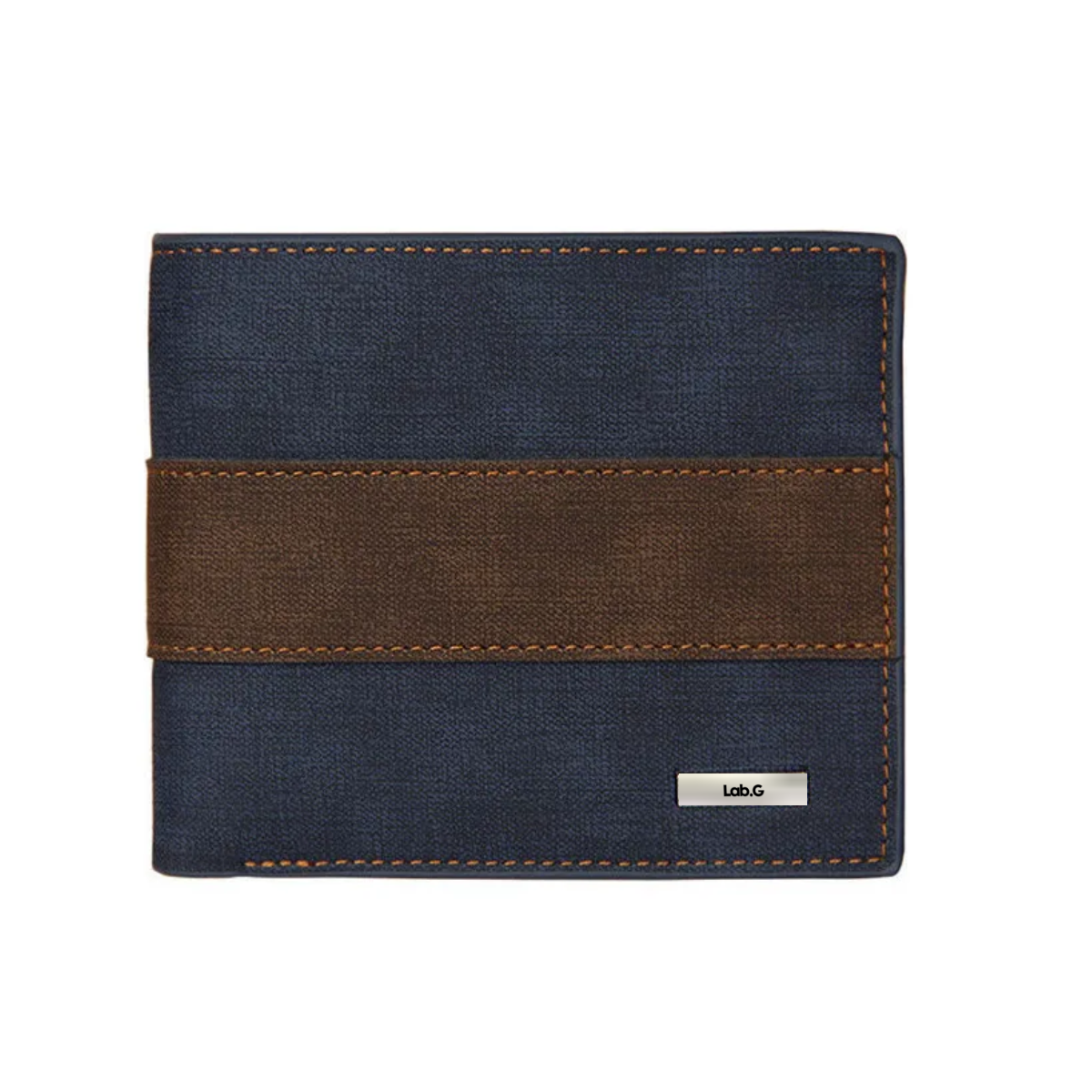 Foto 6 pulgar | Cartera Billetera De Cuero Con Múltiples Tarjetas Para Hombre Mezclilla  Lab.g Azul