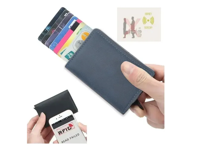 Foto 3 pulgar | Xtellar Cartera Anti-rfid Unisex Con Tarjetero Metálico - Porta Billetes De Diseño Elegante