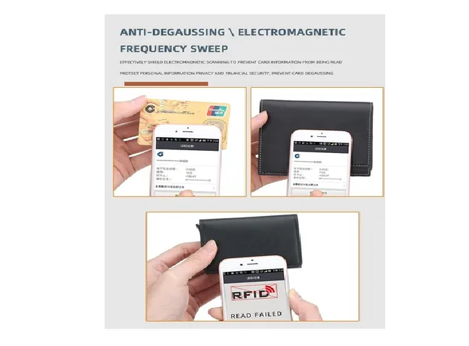 Foto 6 pulgar | Xtellar Cartera Anti-rfid Unisex Con Tarjetero Metálico - Porta Billetes De Diseño Elegante
