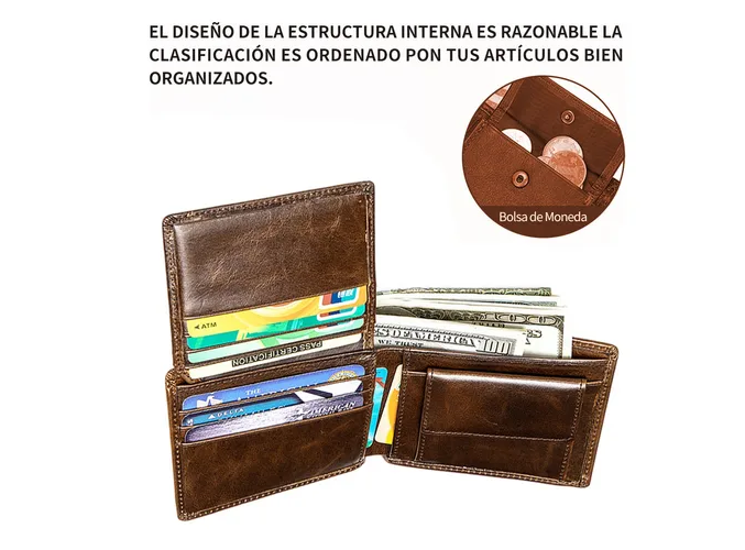 Foto 4 pulgar | Cartera Xtellar Exclusivo Diseño South Park, 100% Piel, Con Protección Rfid Y Práctico Tarjetero