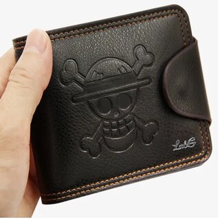 Foto 3 | Cartera De One Piece Luffy Alta Calidad Lab.g Marrón