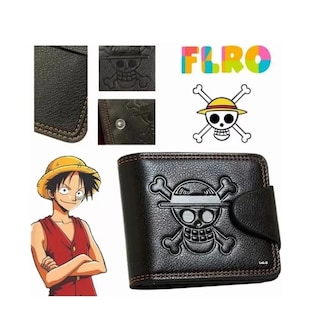 Foto 2 | Cartera De One Piece Alta Calidad Calavera Lab.g Negro