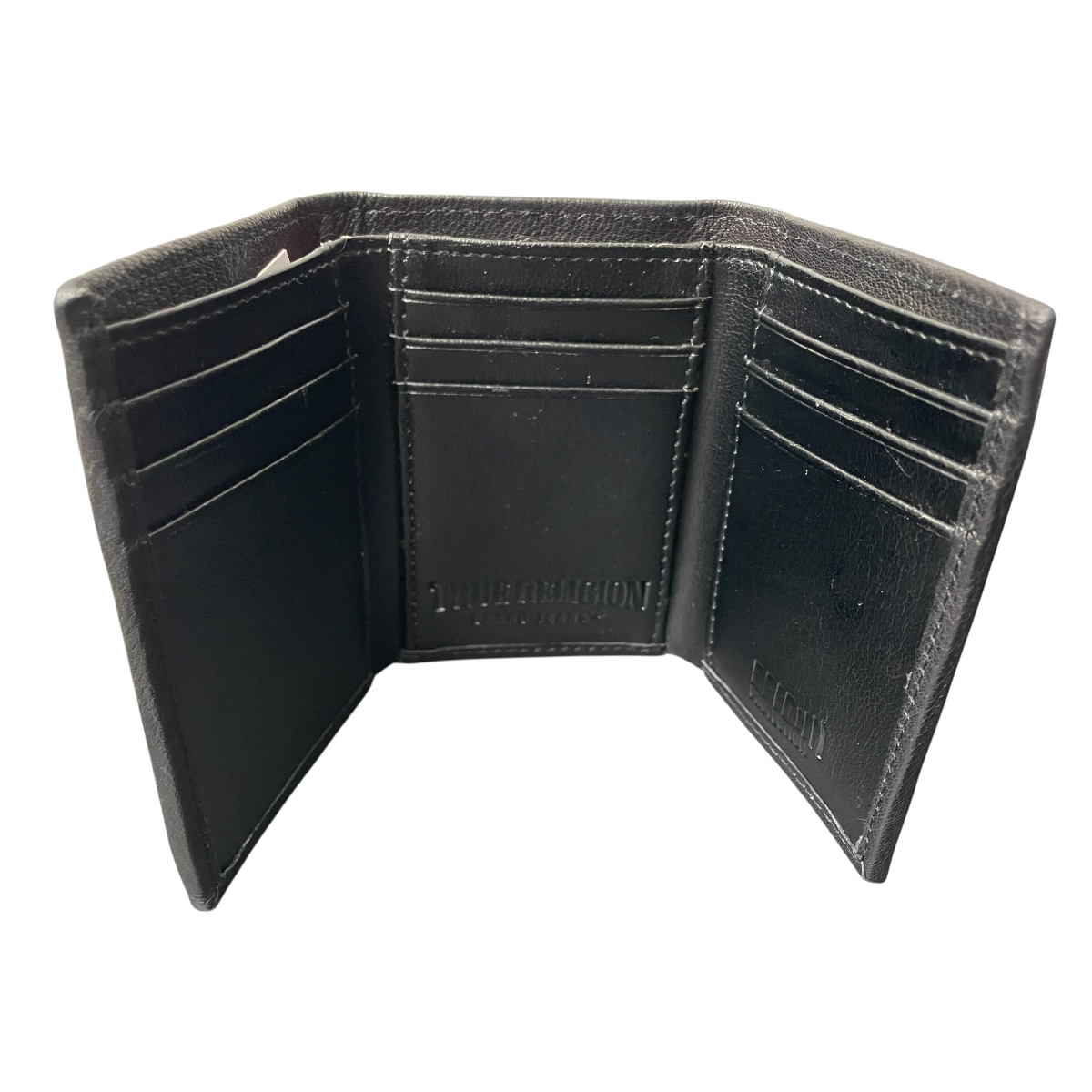 Foto 4 pulgar | Cartera De Piel Para Caballero True Religion Placa Red