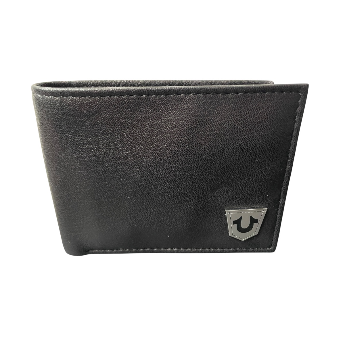 Foto 2 pulgar | Cartera De Piel Para Caballero True Religion Placa Black