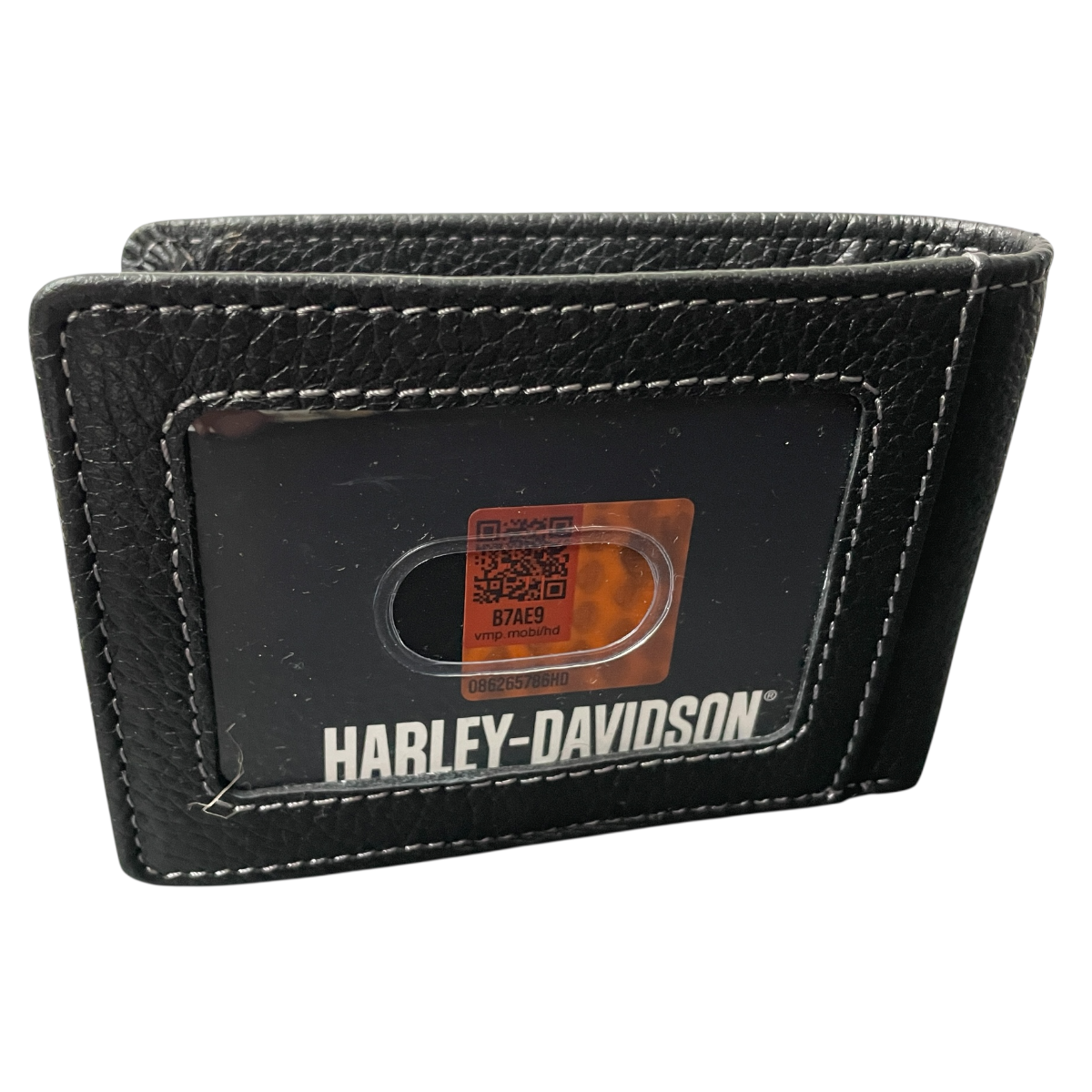 Foto 3 pulgar | Cartera Para Caballero De Piel Harley Davidson Black