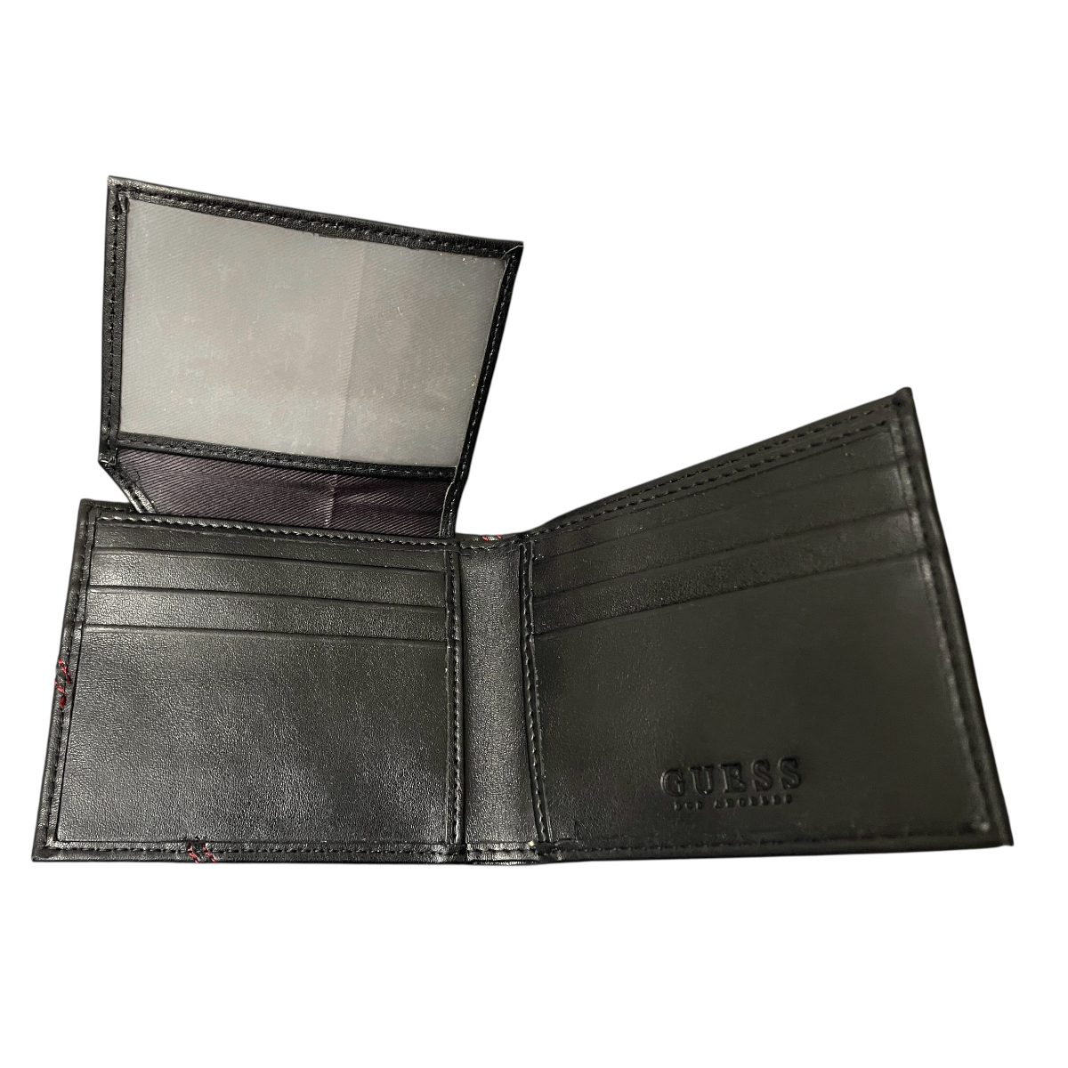 Foto 3 pulgar | Cartera Para Hombre Guess Los Angeles Black/red