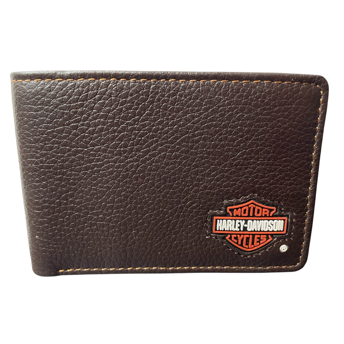 Foto 2 pulgar | Cartera Para Caballero De Piel Harley Davidson Café