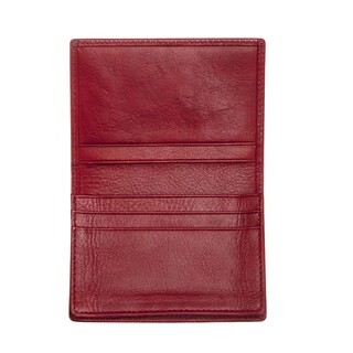 Foto 4 | Cartera Breed Porter De Piel Auténtica Con Doble Pliegue Color Granate - Venta Internacional.