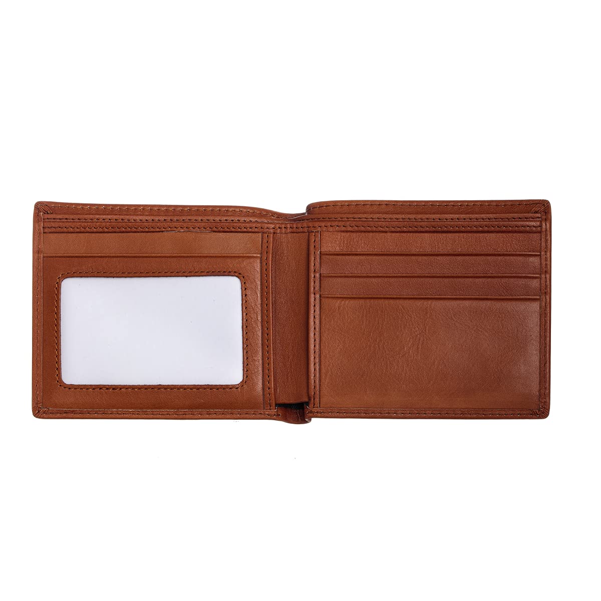 Foto 5 pulgar | Cartera Breed Locke De Piel Auténtica Con Doble Pliegue  Color Marrón - Venta Internacional.