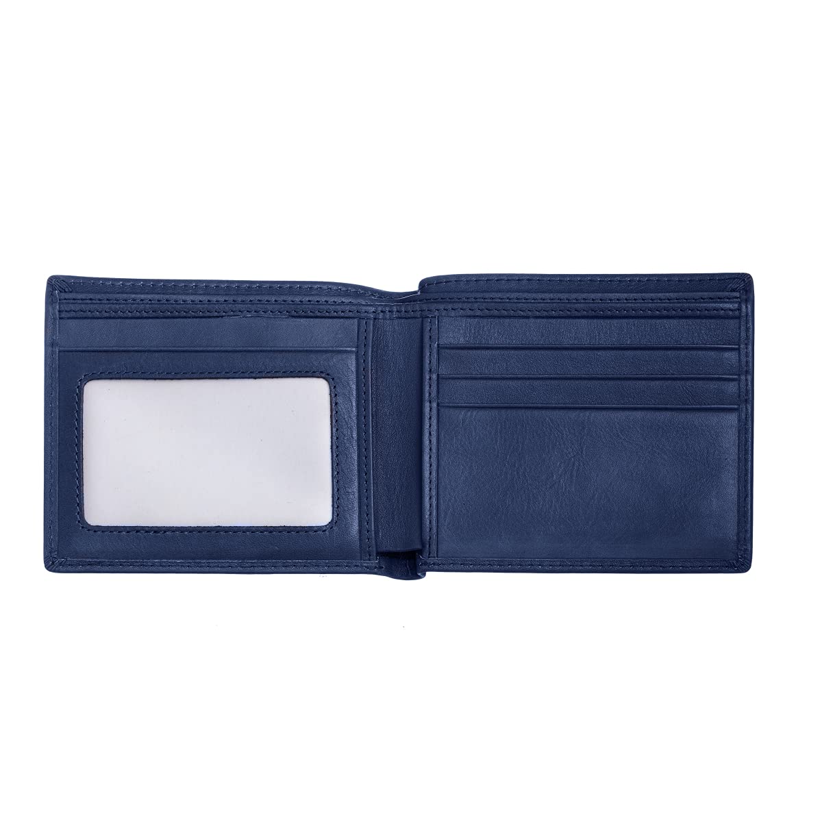 Foto 4 | Cartera Breed Locke De Piel Auténtica Con Doble Pliegue  Azul Marino - Venta Internacional.