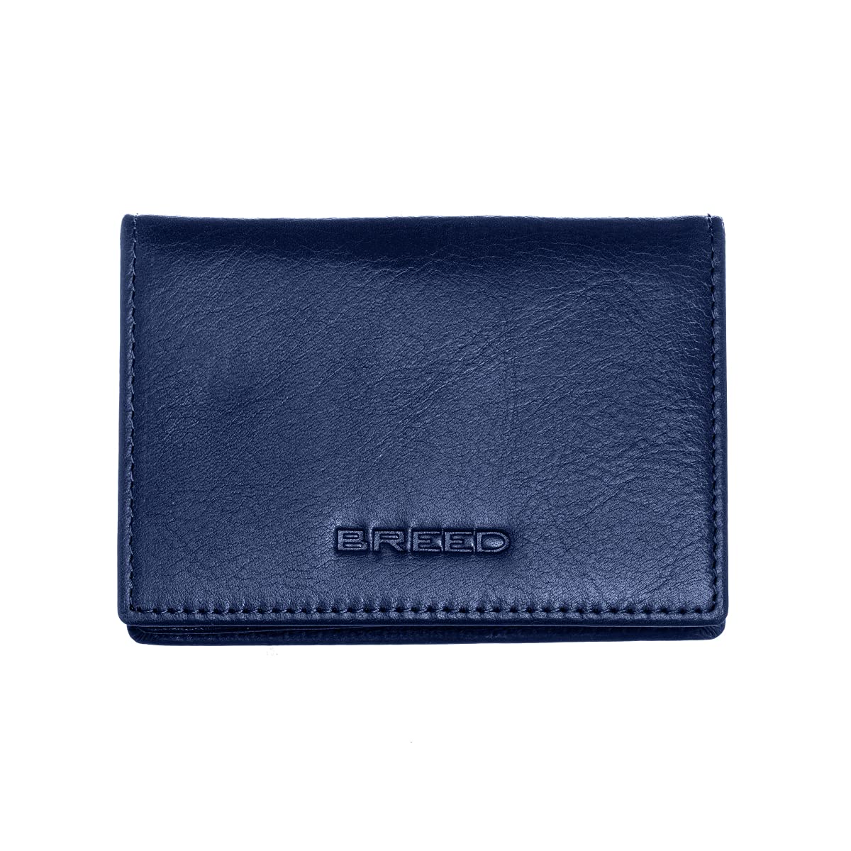 Foto 4 pulgar | Cartera Breed Porter De Piel Auténtica Con Doble Pliegue  Azul Marino - Venta Internacional.