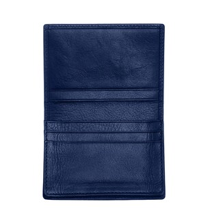 Foto 4 | Cartera Breed Porter De Piel Auténtica Con Doble Pliegue Azul Marino - Venta Internacional.