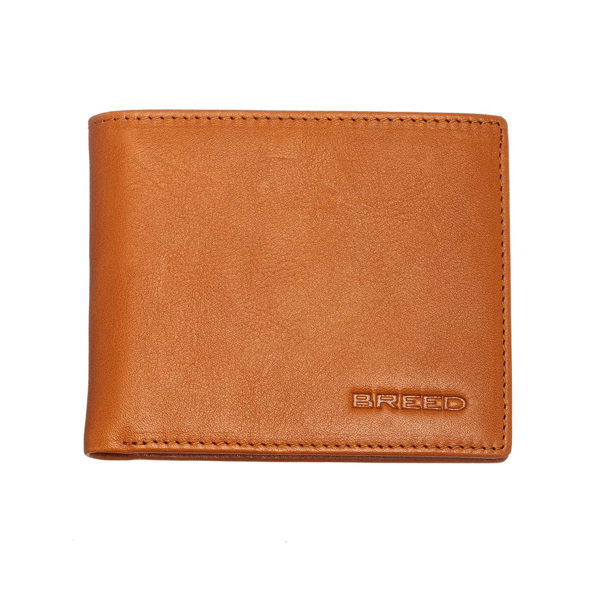Foto 4 pulgar | Cartera Breed Locke De Piel Auténtica Con Doble Pliegue  Naranja - Venta Internacional.