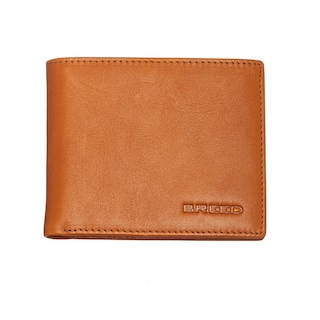 Foto 3 | Cartera Breed Locke De Piel Auténtica Con Doble Pliegue Naranja - Venta Internacional.