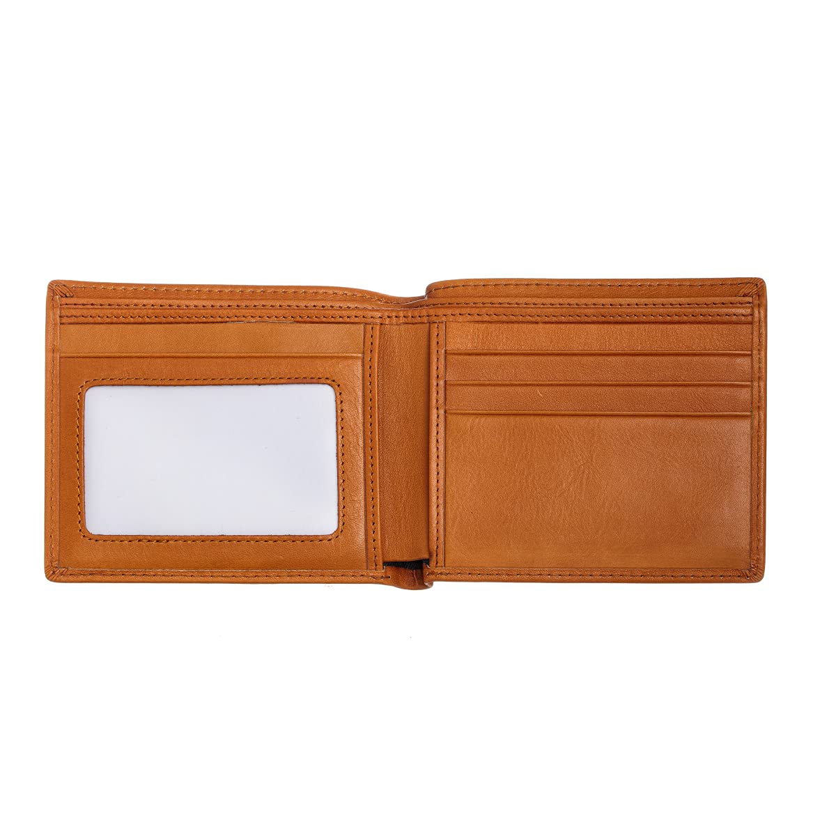 Foto 5 pulgar | Cartera Breed Locke De Piel Auténtica Con Doble Pliegue  Naranja - Venta Internacional.