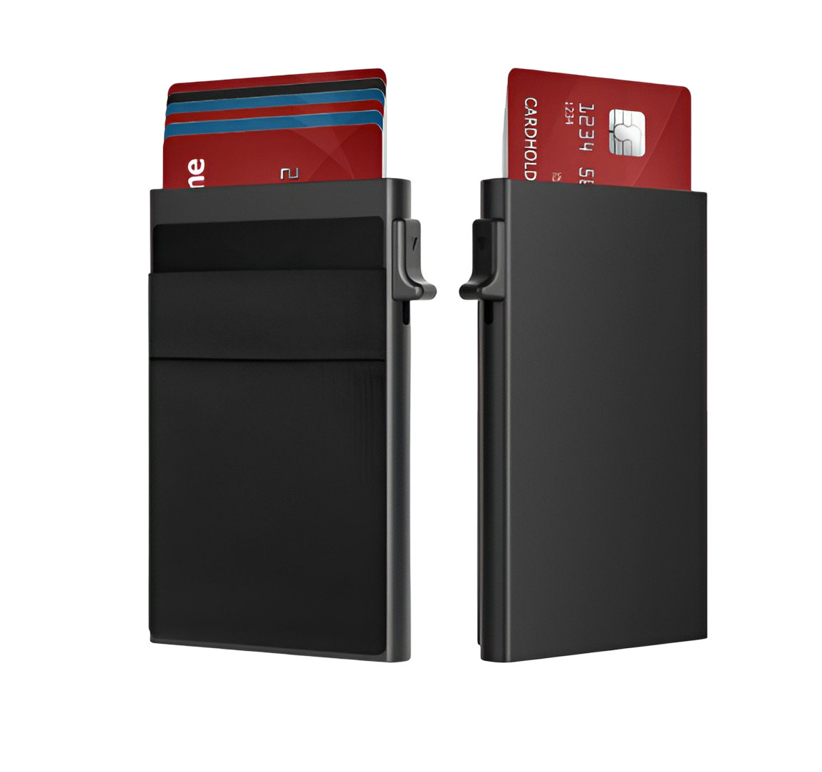 Foto 1 | Lekou Cartera Antirrobo Tarjetero Metálico Y Protección Rfid