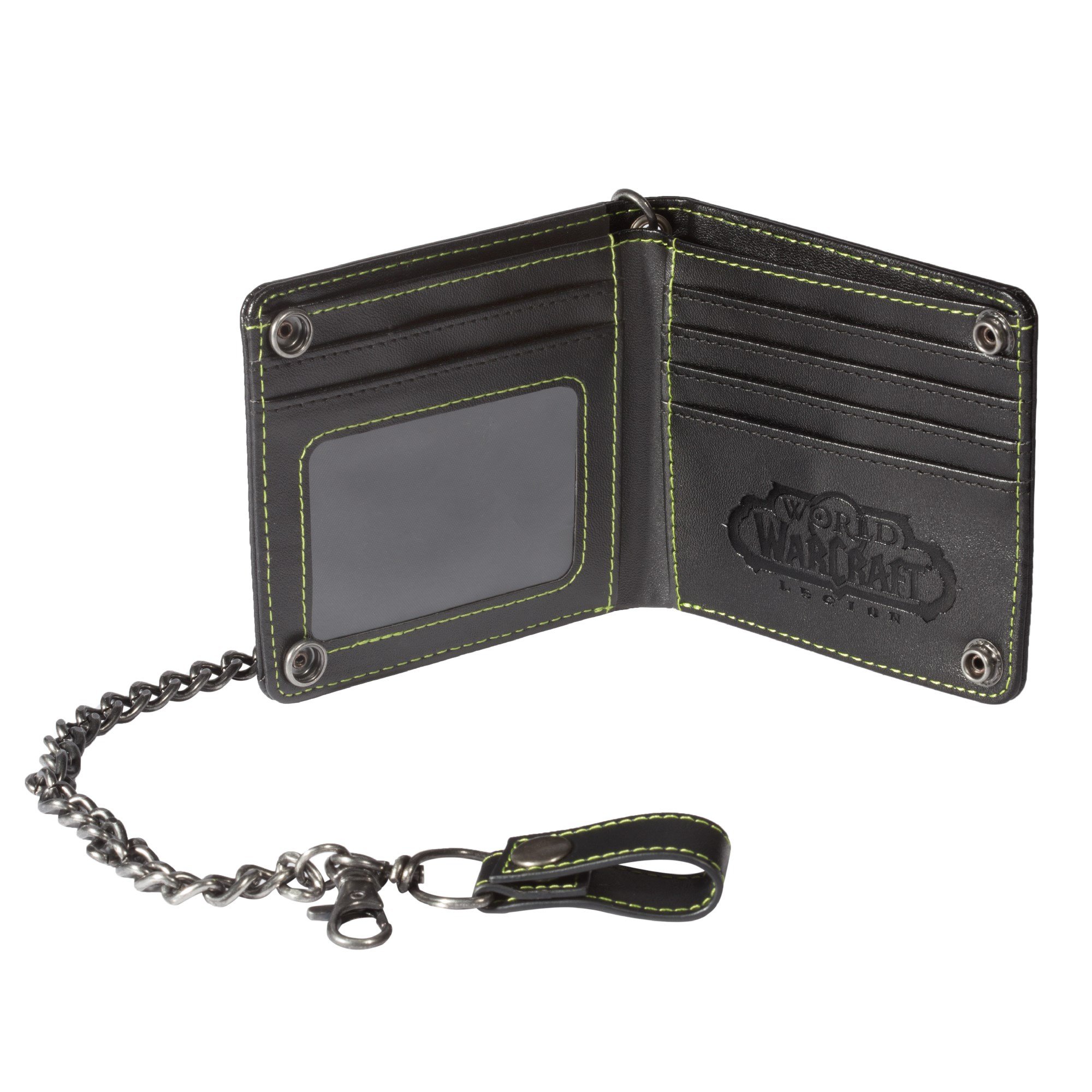 Foto 4 pulgar | Cartera Jinx World Of Warcraft: Legion Con Cadena Plegable Negra - Venta Internacional.
