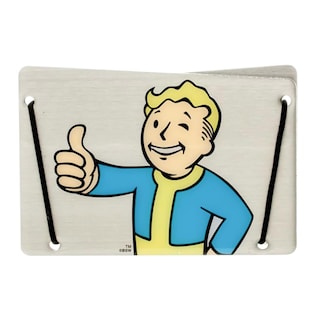 Foto 2 | Tarjetero Bioworld Fallout Vault Boy Slim Aluminium - Venta Internacional.