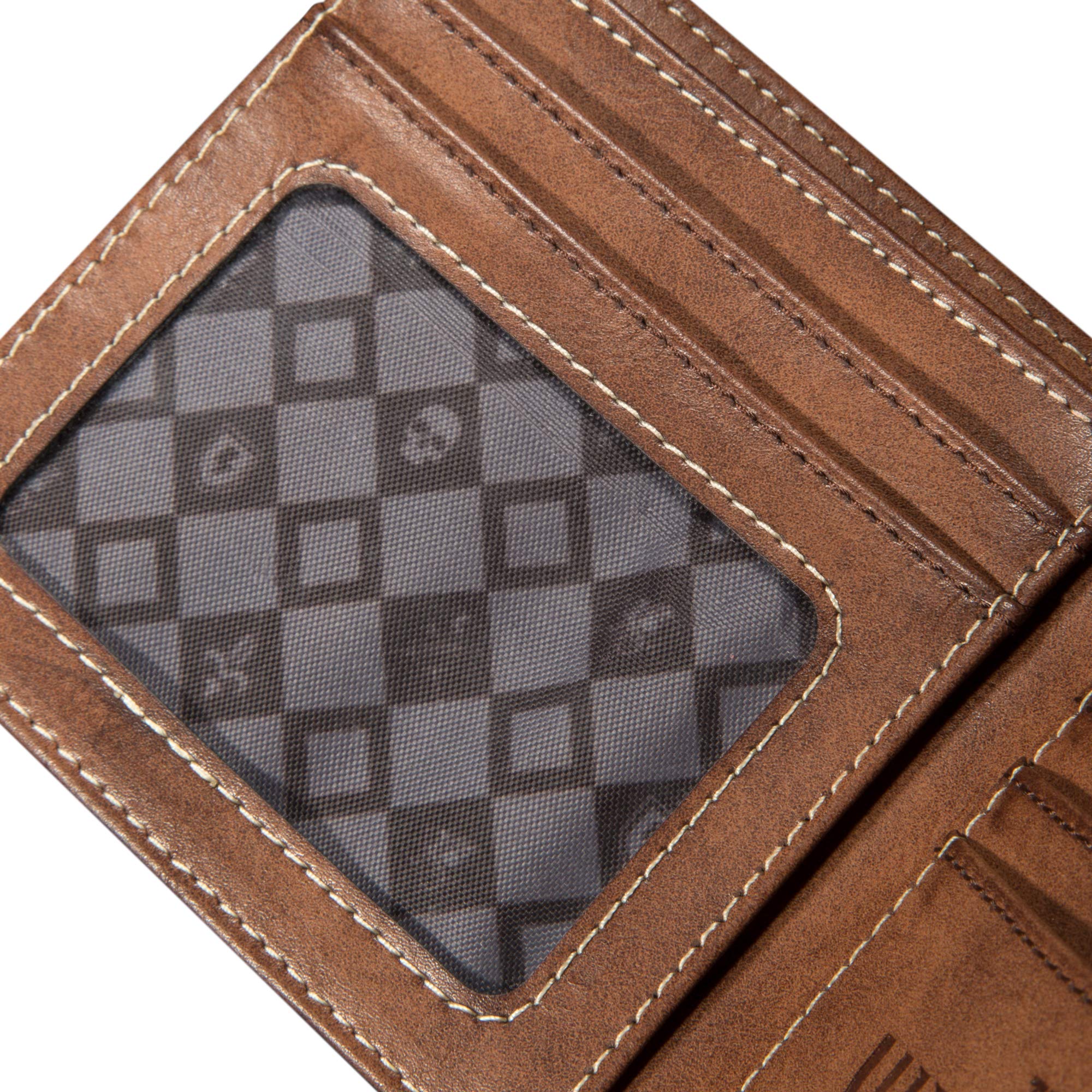 Foto 5 pulgar | Cartera Jinx The Witcher 3 Con Logo De Lobo Blanco  Doble Pliegue  Marrón - Venta Internacional.