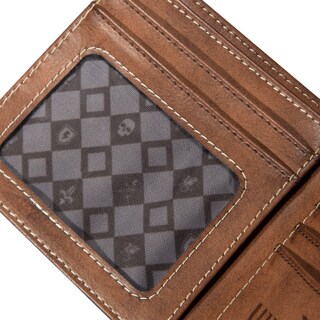 Foto 4 | Cartera Jinx The Witcher 3 Con Logo De Lobo Blanco Doble Pliegue Marrón - Venta Internacional.