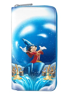 Foto 1 | Cartera Disney Fantasía Sorcerer Mickey Around Wallet Loungefly color Azul