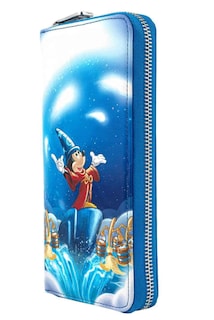 Foto 2 | Cartera Disney Fantasía Sorcerer Mickey Around Wallet Loungefly color Azul