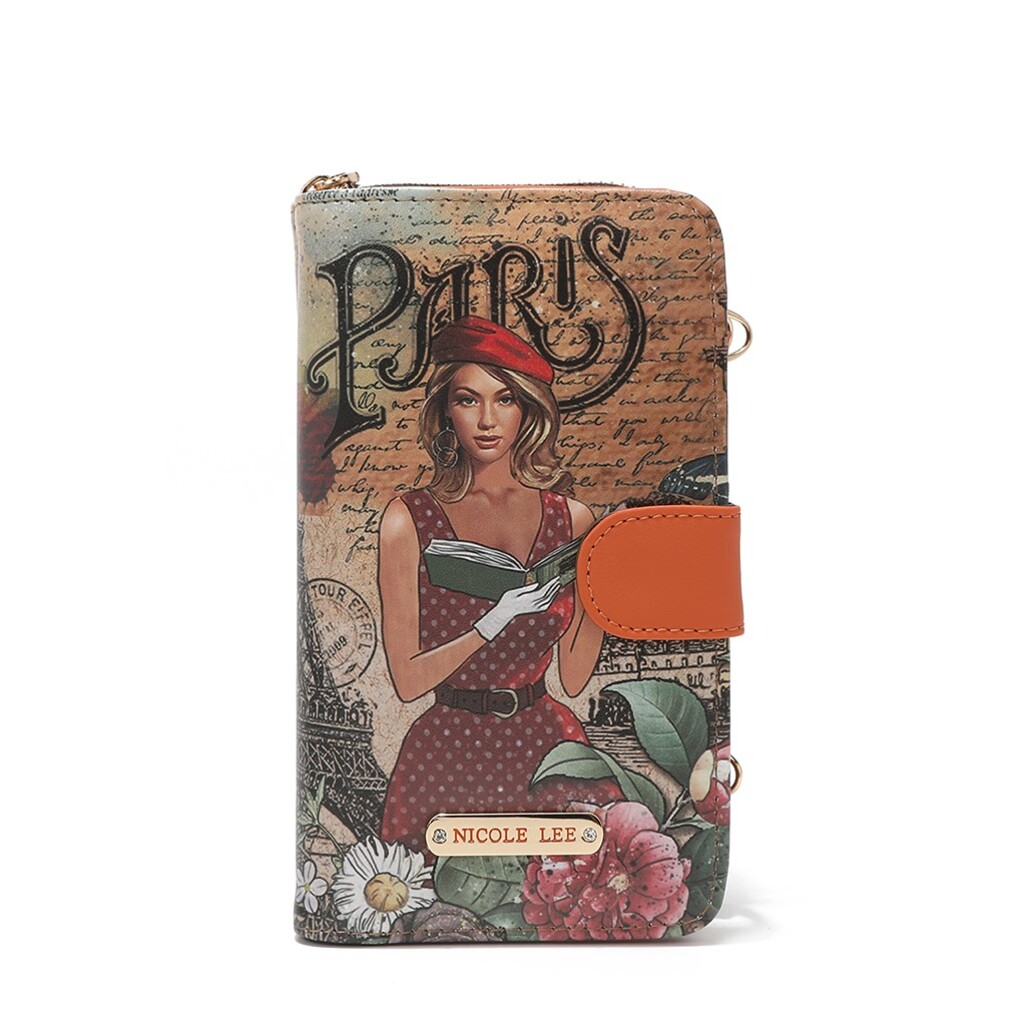 Cartera Nicole Lee con Portacelular y Tarjetero Paris Fashion Week