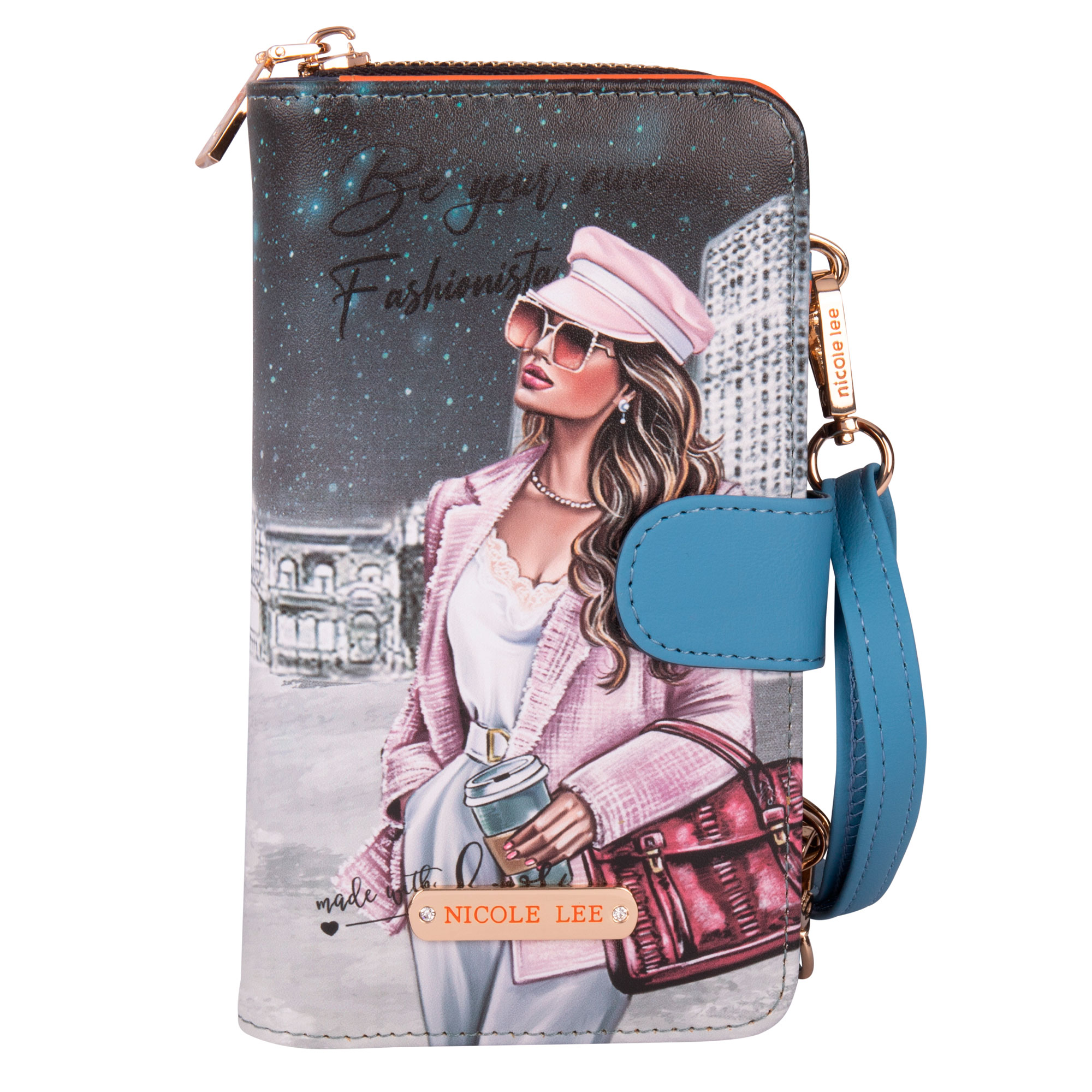 Cartera Nicole Lee con Portacelular y Tarjetero Sara