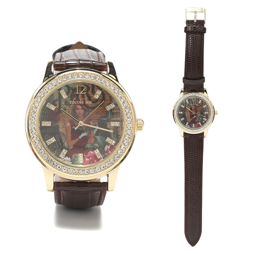 Foto 2 | Set Azura Nicole Lee Cartera Tarjetero y Reloj París Fw