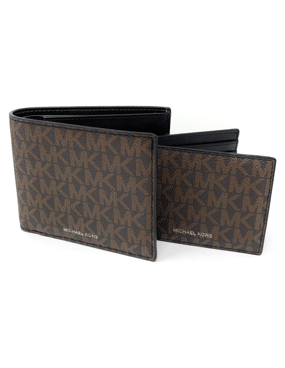 Foto 1 | Cartera y Tarjetero Michael Kors con Monograma para Hombre