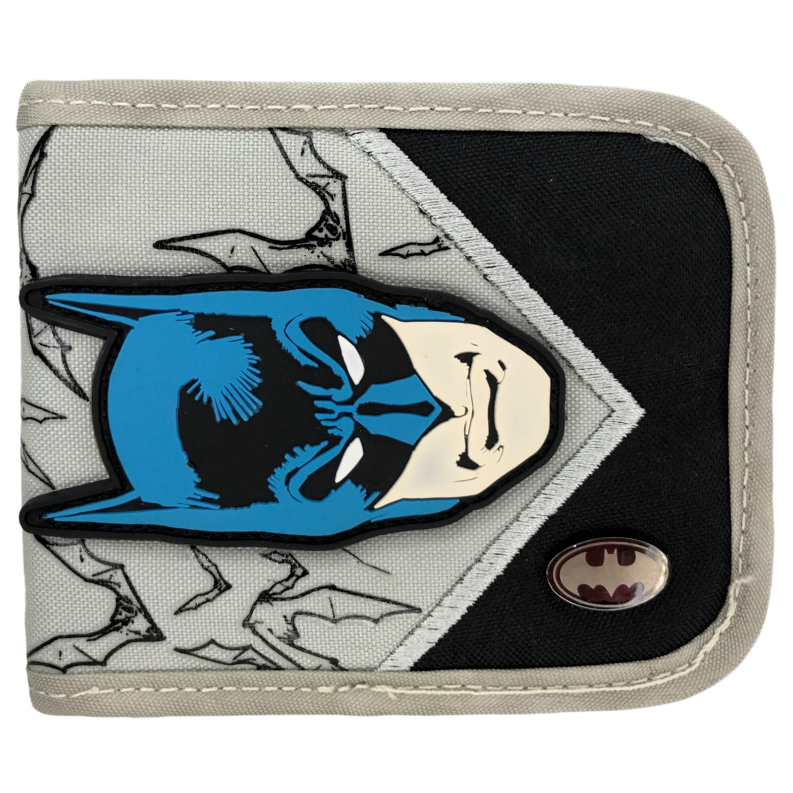Foto 2 pulgar | Cartera Dc Comics Batman Original Gris