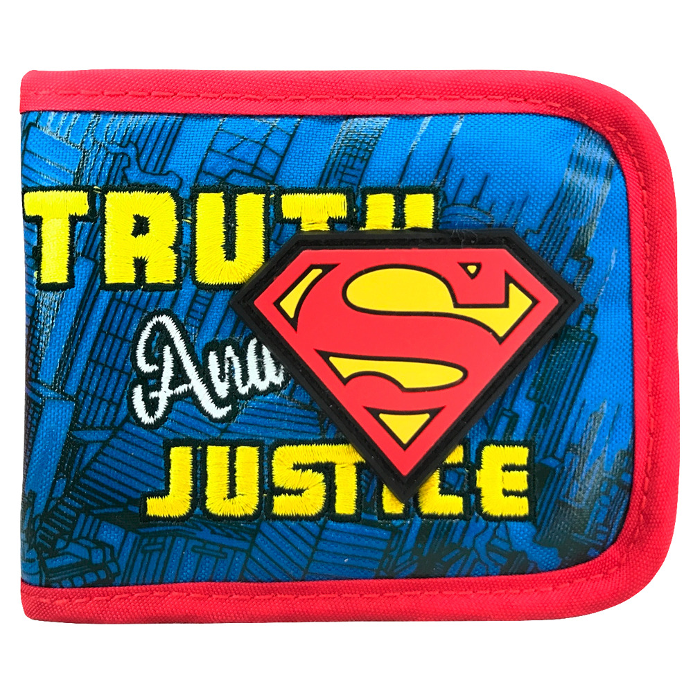 Cartera Dc Azul Superman