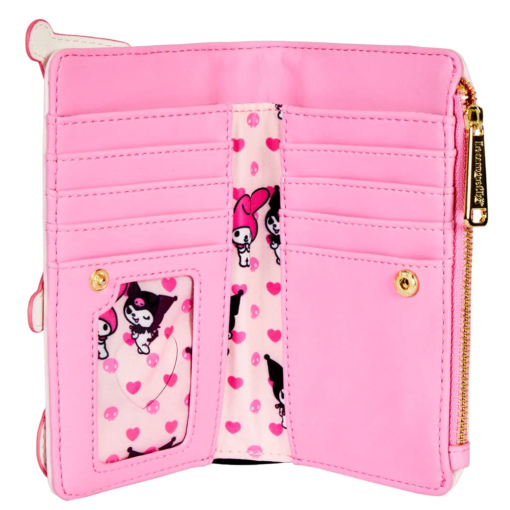 Foto 1 | Venta Internacional - Monedero Loungefly My Melody Kuromi Bifold Rosa