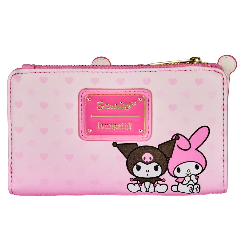Foto 3 | Venta Internacional - Monedero Loungefly My Melody Kuromi Bifold Rosa